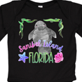 thumbnail image 4 of Inktastic Sanibel Island Florida Cute Swimming Manatee Boys or Girls Long Sleeve Baby Bodysuit, 4 of 5