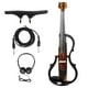 thumbnail image 2 of Violín eléctrico de tamaño completo 4/4 con reposabrazos, auriculares, Cable de Audio, instrumento de cuerda avanzado para principiantes, amantes del Estilo J CUTICAT violín eléctrico, 2 of 8