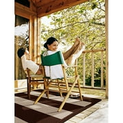 Bazaar Indoor/Outdoor Braided Rug, Brown