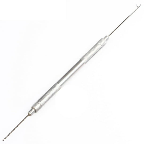 Tmvgtek Carpa Pesca Aparejo Cebo Aguja Taladro Pellet Empalme Extractor Herramienta (Plata) Tmvgtek pescar