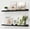 Black-2, variant on Picture Ledge Shelf, Solid Pine Wood Rustic Floating Shelves for Wall, 36 Inch Long Floating Shelves with Lip for Bedroom Kitchen Living Room Nursery Display, Set of 2 (Grey)