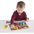 thumbnail image 2 of Rompecabezas de Dinosaurios Melissa & Doug Grueso con 7 piezas T-Rex Triceratops Madera Infantil Melissa & Doug MD-9454, 2 of 2
