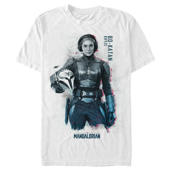 Men's Star Wars: The Mandalorian Bo-Katan of Clan Kyrze Graphic Tee White Medium