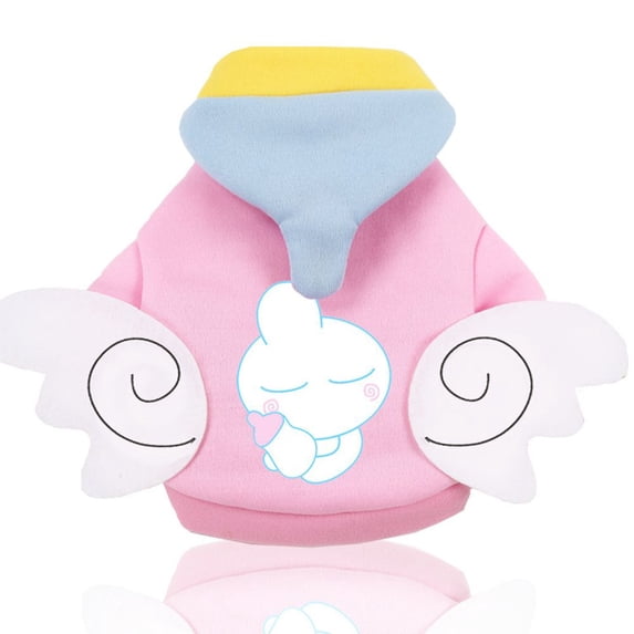 Fleece fabric Cosplay Clothing Winter Warm Pet Costume Puppy Coat Dog Sets Dog Clothes M ANGEL
