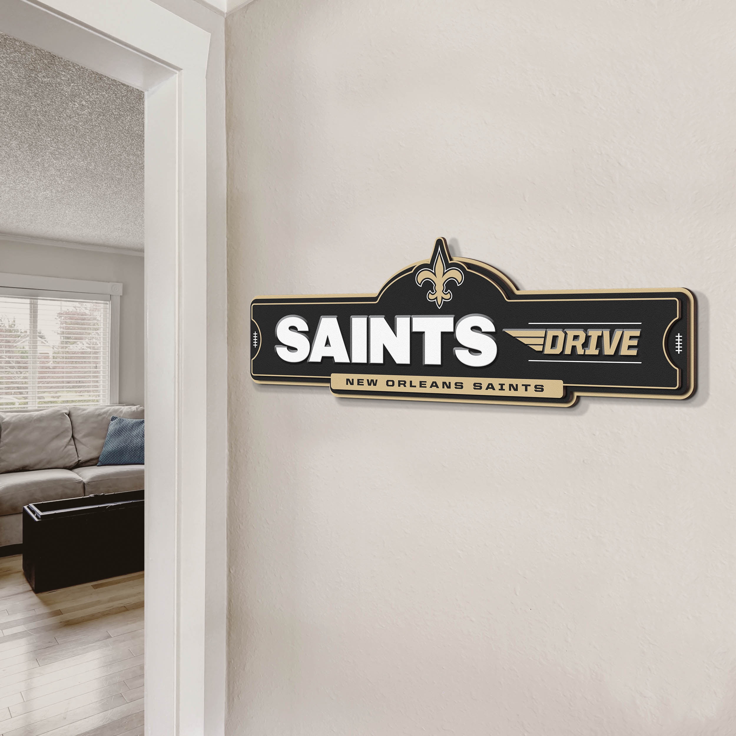 YouTheFan NFL New Orleans Saints Street Sign