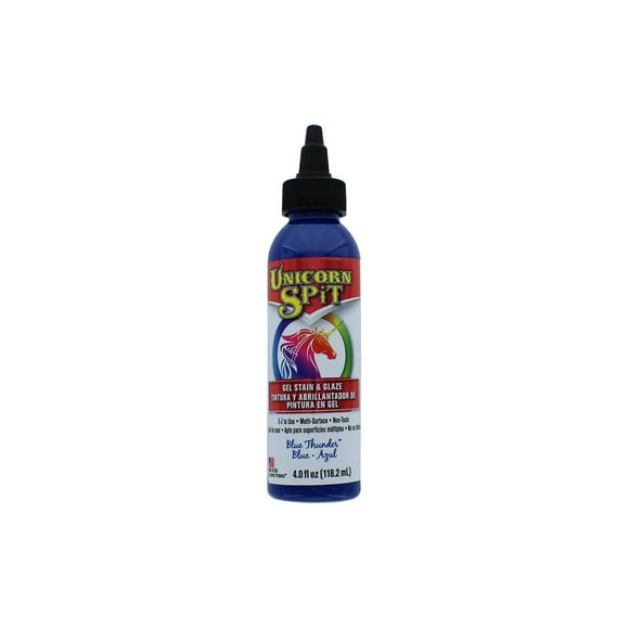 Unicorn Spit Wood Stain & Glaze 4oz-Blue Thunder - 5770-008