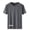 Grey, variant on Men’s Summer Ice Silk Crewneck T-Shirt – Stretchy Loose Fit Short Sleeve Tee, Breathable Cooling Top for Hot Weather Blue L