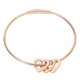 thumbnail image 1 of Pulseras con dijes de corazón de amor para niñas, mamá, novia, mujer, dije de eslabones, 1 of 4