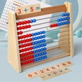 thumbnail image 3 of SUTENGDA 100-Bead Wooden Counting Frame with Cards  Colored Abacus for Kids Math  Wooden Counting Math Manipulatives  Bead Counters for Kids Math  Learn Counting and Numbers  Homeschool S, 3 of 3