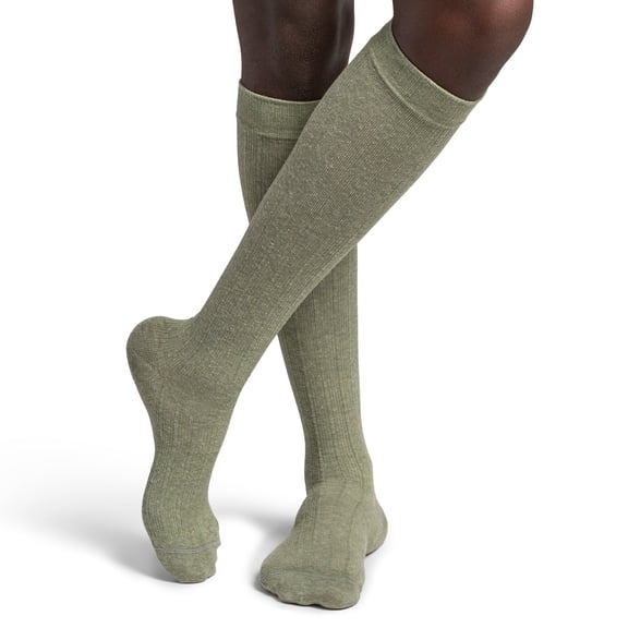 Sigvaris 252 Men's Style Linen Knee High Socks 20-30 mmHg
