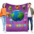 thumbnail image 1 of Wonderoos anti-pilling, suave, ligera, esponjosa y acogedora de lujo para hogar y cocina – Perfecta para niños y adultos,100X80cm, 1 of 6