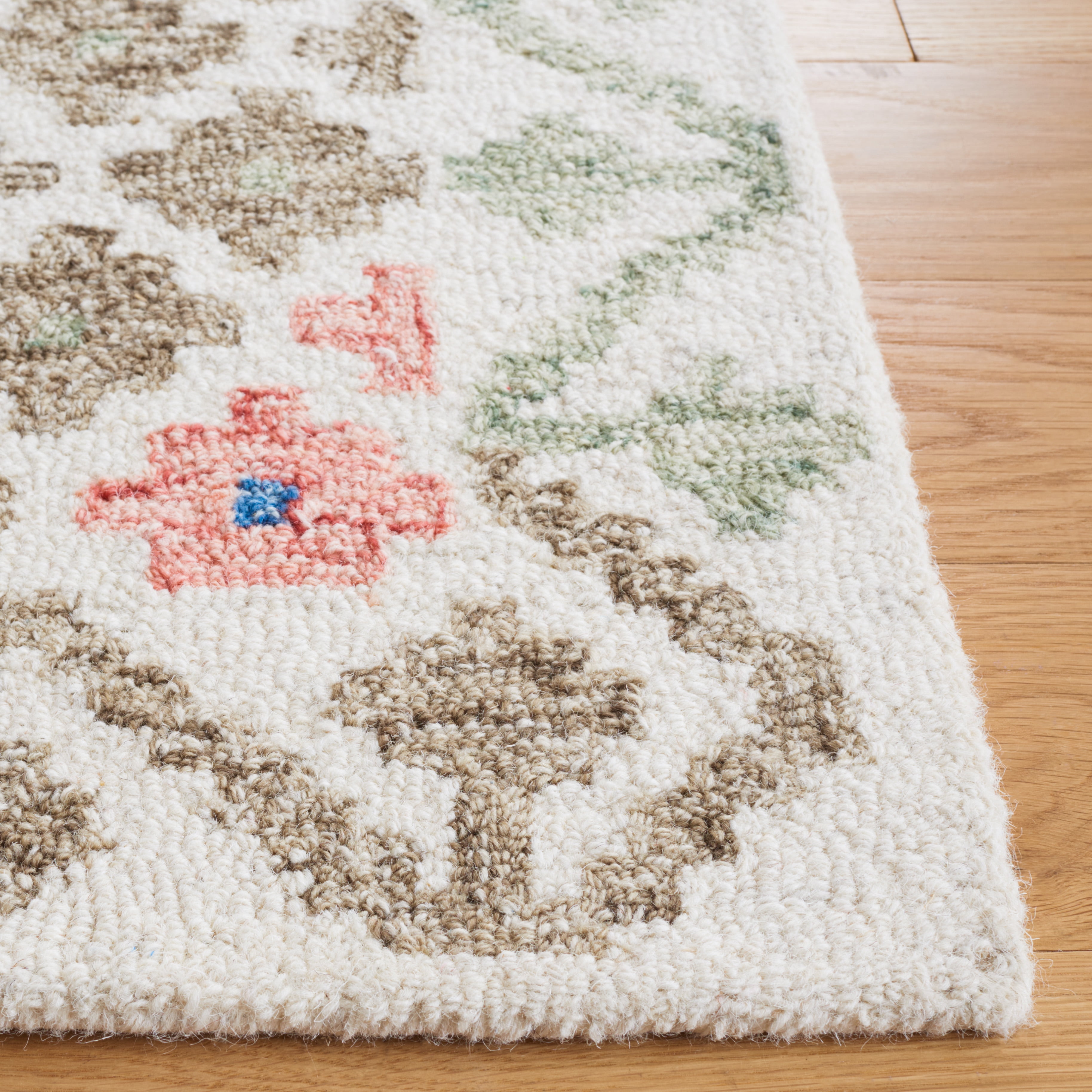SAFAVIEH Metro Joselyn Floral Area Rug, Ivory/Blue, 3' x 5'