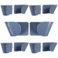 thumbnail image 1 of Organizador de tapas sin perforar, 5 pares, para cocina, de plástico, para montar en la pared, 1 of 5