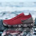 thumbnail image 1 of Nike Air VaporMax 2018 FK Chaussures de Course pour Hommes Rouge Vin Gris Foncé, 1 of 16