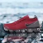 √ Nike Air VaporMax 2018 FK Men's Wine red dark gray Sneakers Running Shoes