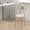 Light Pink, variant on Butterfly-Shaped Vanity Chair with Back, Pink Butterfly Bow Tie Vanity Chair, Dining Chair, Makeup Chair, Butterfly Backrest Chair, Make-Up Stool Home Office