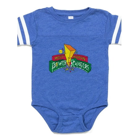 

CafePress - Mighty Morphin Power Ranger - Cute Infant Baby Football Bodysuit
