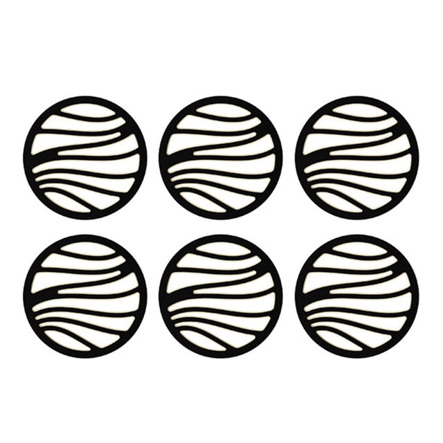 Plastic Insulation Pad with Double Side Reusable Non-Slip Tea Coaster for Home Kitchen