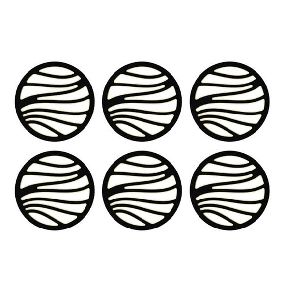 Plastic Insulation Pad with Double Side Reusable Non-Slip Tea Coaster for Home Kitchen