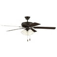 thumbnail image 6 of DCF52ESP5C3W Craftmade Lighting Decorator's Choice - 5 Blade Ceiling Fan with Light Kit-16.57 Inches Tall and 52 Inches Wide-Espresso Finish, 6 of 15