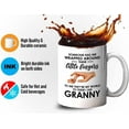 thumbnail image 4 of Grandma Mug White 11Oz - Little Fingers Granny - Grandma Family Birthday Granddaughter Grandson, 4 of 7