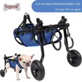 thumbnail image 2 of Adjustable Dog Wheelchair Hind Limb Hind Leg Disabled Pet Cat Dog Mobility Aid Trolley Legs Rehabilitation Light Pet Walk Tools ShopWise Round, 2 of 5