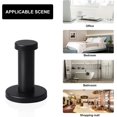 thumbnail image 5 of Matte Black Bathroom Hooks, Modern Design Wall-Mounted Towel Hooks for Home Storage (Set of 4), 5 of 5