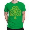 thumbnail image 2 of Heart-Shaped Shamrock St. Patricks Day Symbol of Luck Men's T-shirt, 2 of 3