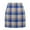 Blue, variant on Yucgh Women High Waist Plaid A-Line Pencil Skirt Tight Fitting Mini Skirt Versatile,L