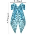 thumbnail image 2 of Sequin Bow Hair Ribbon Clips for Women - Glittering Bows - Disco Sparkling Hair Bow Clips - Headwear for Party Ball - Bow Hair Accessories, 2 of 6
