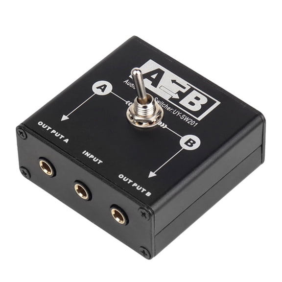 Multiple Channel 3.5mm Sound Switcher Passive Splitter Box For Studio Equipment