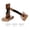 Type A Brown, variant on Baseball Bat Wall Mount, 2Pieces Softball Bat Wall Mount Rack Baseball Bat Horizontal Bat Rack Brackets with Felt Liner