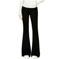thumbnail image 2 of Cowsor Girl's Bootcut Yoga Pants,High Waisted Casual Kids Bell Bottoms Pants, 2 of 7