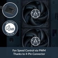 thumbnail image 3 of Arctic ACFAN00300A P9 Max 92mm Pressure Optimized Case Fan | Fluid Dynamic Bearing | PWM controlled Speed- Black, 3 of 5