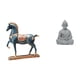 thumbnail image 1 of Figura De Buda De Pie Con Forma De Caballo, Decoración Feng Shui, Escultura En Miniatura Para Escritorio, Sala De Estar, Estantería, Hotel, Patio, Adorno Coleccionable., 1 of 8