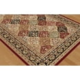 thumbnail image 3 of Tayse Sensation Area Rug 4770 RED Traditional Red Panel Flower 5' 3" x 5' 3" Octagon, 3 of 3
