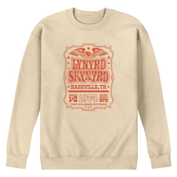 Lynyrd Skynyrd - Nashville - Men's Crew Fleece Sweatshirt