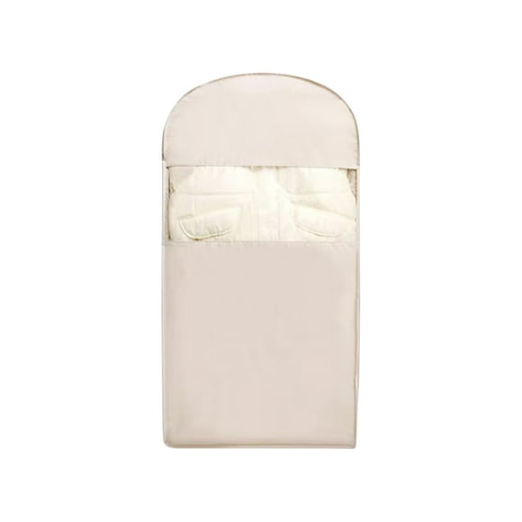 Bolsa para colgar ropa con cremallera autocompresora, organizador de armario que ahorra espacio para abrigos, chaquetas y trajes, protector de ropa impermeable para el hogar y el armario.