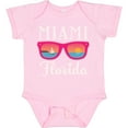 thumbnail image 3 of Inktastic Miami Florida Vacation Beach Trip Girls Baby Bodysuit, 3 of 5