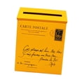 thumbnail image 2 of GUOOL Drop Box Large Capacity Decorative Newspaper Holder Box for Yard Gate Garden yellow, 2 of 9