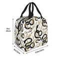 thumbnail image 2 of Pofeuu Snake Print Lunch Bag Lunch Box Large Capacity Insulated Lunch Bag for Adult, Leakproof Reusable Lunch Tote Bags for Work, 2 of 5