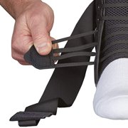 ASO Speed Lacer Black Ankle Support Small Hook and Loop Strap Closure / Lace-Up for the Foot 223612