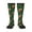 2 Black-1, variant on Xecao Vintage Santa Skiing Green Plaid Print Compression Socks for Both Men And Women for Running, Travel, Flight, Nurse