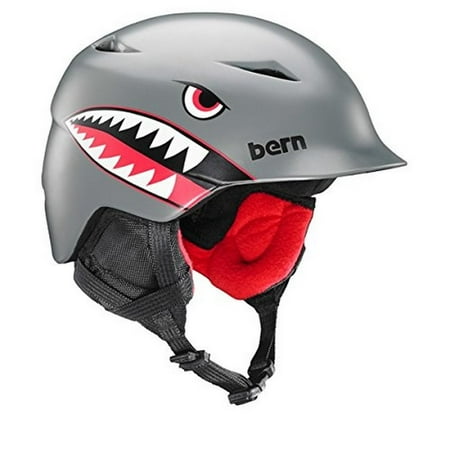 Bern Kids Camino Helmet, Satin Grey Flying Tiger, XS/S
