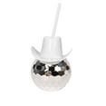 thumbnail image 2 of Taza decorativa Inteprter para fiesta eventos temáticos sombrero de vaquero blanco, 2 of 6
