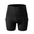 thumbnail image 7 of TUIBELYN Women's High Waist Yoga Shorts Black - Running, Workout, Dance, Fitness Tights, Short Pants for Active Wear, 7 of 7