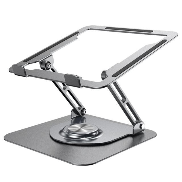 CNC Aluminum Alloy Foldable Laptop Cooling Bracket for MacBook Air/Pro (Grey) Ndcxsfigh Para estrenar