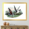 thumbnail image 3 of Designart 'Vintage Countryside Two Birds In Lake' Farmhouse Framed Art Print, 3 of 4