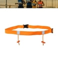 thumbnail image 6 of Baoblaze Reflective Tape Race Number Belt Triathlon Waist Belt Night Running Orange, 6 of 8