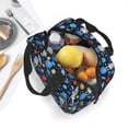 thumbnail image 4 of Lsque Space Dog Pattern Lunch Bag Women/Men Insulated Lunch Box,Small Leakproof Cooler Food Lunch Containers Reusable High Capacity Lunch Tote Bags, 4 of 6